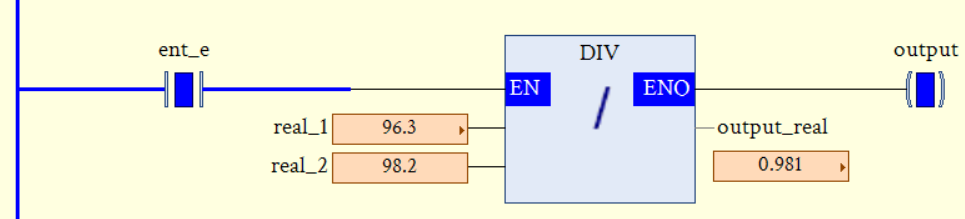 ABB PLC real Data type